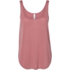 Custom Womens Flowy Tank with Side Slit Mauve