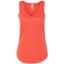 Custom Womens Flowy V-Neck Tank Coral