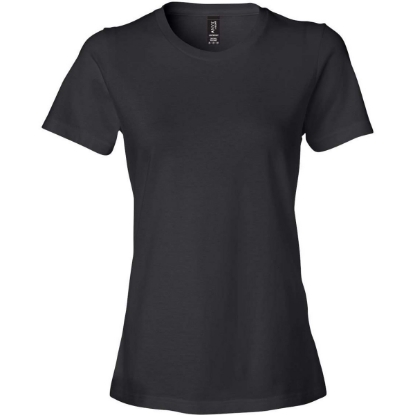 Custom Womens Softstyle® Lightweight T-Shirt Black