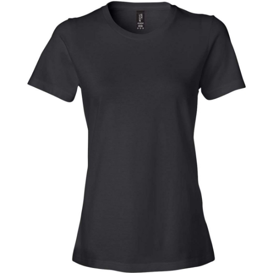 Custom Womens Softstyle® Lightweight T-Shirt Black