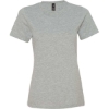 Custom Womens Softstyle® Lightweight T-Shirt Heather Grey