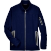 Custom Mens Three Layer Fleece Bonded Shell Technical Jacket Classic Navy