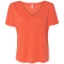 Custom Women’s Slouchy V-Neck Tee Coral