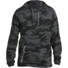 Custom Mens Tailgate Hooded Sweatshirt Black Camo Heather