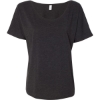 Custom Women’s Slouchy Tee Charcoal Black Triblend
