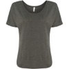 Custom Women’s Slouchy Tee Dark Grey Heather