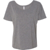 Custom Women’s Slouchy Tee Deep Heather Speckled