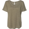 Custom Women’s Slouchy Tee Heather Olive