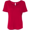 Custom Women’s Slouchy Tee Red