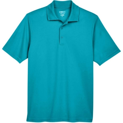 Custom Mens Origin Performance Piqué Polo Clear Teal