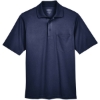 Custom Mens Origin Performance Piqué Polo with Pocket Classic Navy
