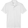 Custom Youth Origin Performance Piqué Polo White