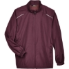 Custom Mens Techno Lite Motivate Unlined Lightweight Jacket Burgundy