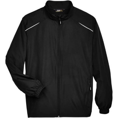 Custom Mens Tall Techno Lite Motivate Unlined Lightweight Jacket Black