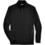 Custom Mens Cruise Two-Layer Fleece Bonded Soft Shell Jacket Black