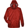 Custom Mens Climate Seam Sealed Lightweight Variegated Ripstop Jacket Classic Red