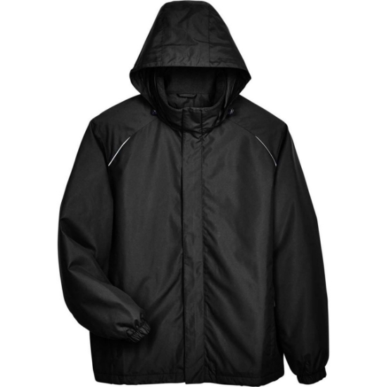 Custom Mens Brisk Insulated Jacket Black