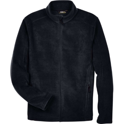 Custom Mens Tall Journey Fleece Jacket Black