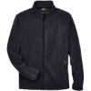Custom Mens Tall Journey Fleece Jacket Heather Charcoal