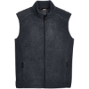 Custom Mens Journey Fleece Vest Heather Charcoal