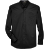 Custom Mens Tall Operate Twill Dress Shirt Black