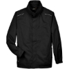 Custom Mens Tall Region 3-in-1 Jacket with Fleece Liner Black