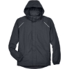 Custom Mens Profile Fleece-Lined All-Season Jacket Carbon