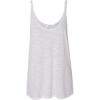 Custom Womens Slouchy Tank White Slub
