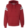 Custom Mens Vintage Athletic Hooded Sweatshirt Simply Red