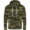 Custom Mens Triblend Fleece Hooded Sweatshirt Camo Triblend