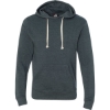 Custom Mens Triblend Fleece Hooded Sweatshirt Navy Triblend
