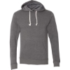 Custom Mens Triblend Fleece Hooded Sweatshirt Smoke Triblend