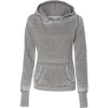 Custom Womens Zen Fleece Hooded Sweatshirt Cement