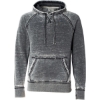 Custom Mens Vintage Zen Fleece Hooded Sweatshirt Dark Smoke