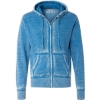Custom Mens Vintage Zen Fleece Full-Zip Hooded Sweatshirt Royal