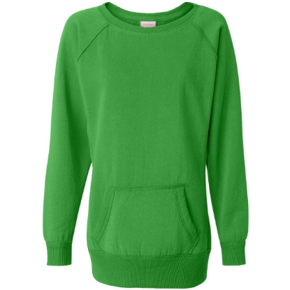 Custom Womens Open Neck Tunic Lime