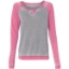 Custom Women’s Zen Fleece Raglan Sweatshirt Cement/ Wildberry