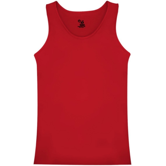 Custom Womens B-Core Tank Top Red