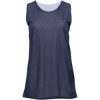 Custom Womens Pro Mesh Reversible Tank Top Navy/ White