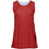 Custom Womens Pro Mesh Reversible Tank Top Red/ White