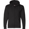 Custom Unisex USA-Made Full-Zip Hooded Sweatshirt Black