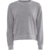 Custom Womens Laguna Sueded Crewneck Sweatshirt Heather Grey