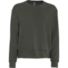 Custom Womens Laguna Sueded Crewneck Sweatshirt Heavy Metal