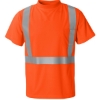 Custom Unisex High-Performance Microfiber T-Shirt Orange