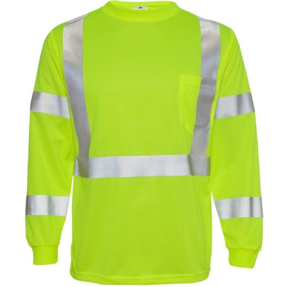 Custom Unisex Long Sleeve Class 3 T-Shirt Lime