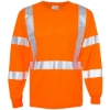 Custom Unisex Long Sleeve Class 3 T-Shirt Orange