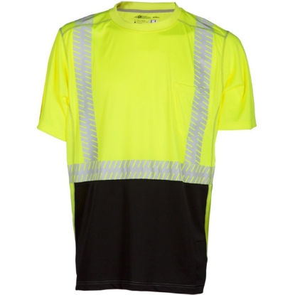 Custom Unisex Premium Brilliant Series® High Performance Class 2 T-Shirt Lime