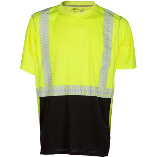 Custom Unisex Premium Brilliant Series® High Performance Class 2 T-Shirt Lime