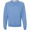 Custom Unisex Snow Heather French Terry Crewneck Sweatshirt Royal