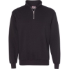 Custom Unisex USA-Made Quarter-Zip Sweatshirt Black